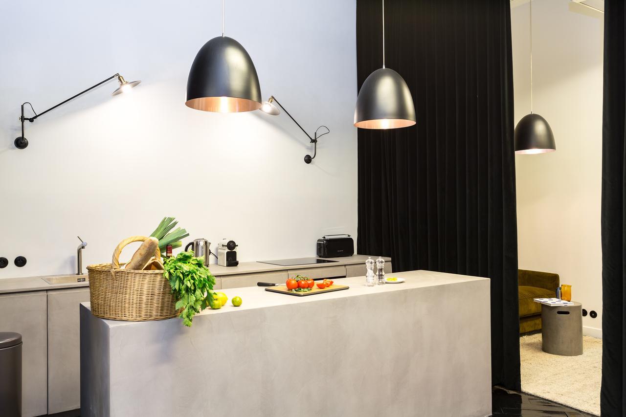 Habitat Parisien - 2Br-2Ba - Aircon Loft Montorgueil Daire Dış mekan fotoğraf